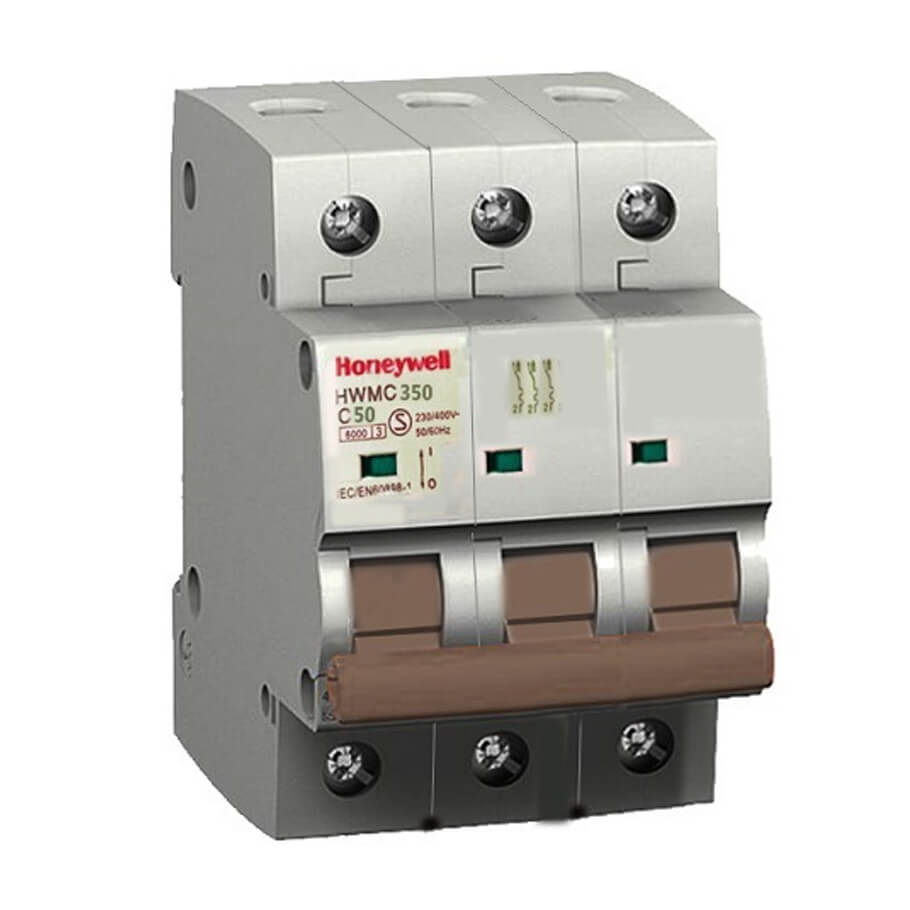 Cầu dao tự động MCB 3 cực 50A HONEYWELL HWMC350